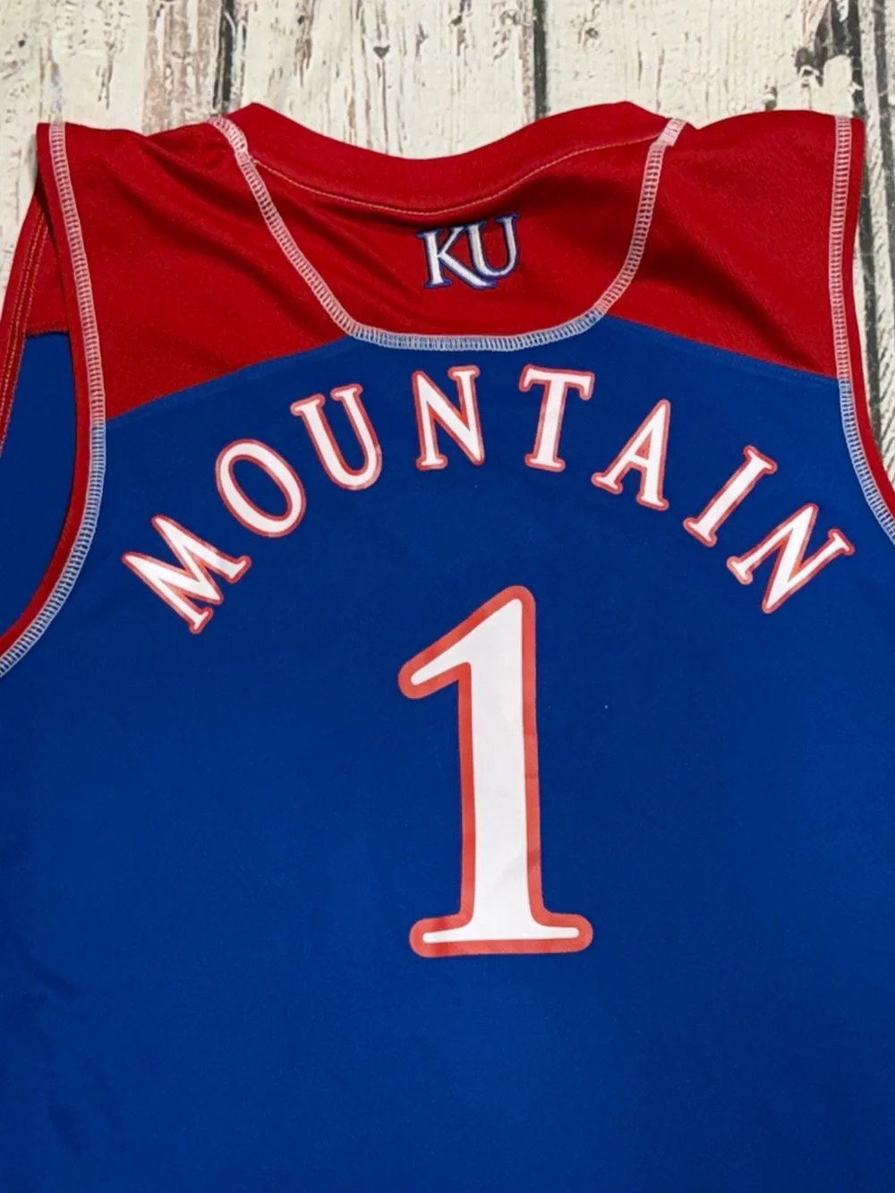 Kansas Jayhawks Custom Name Adidas Men's Sports NCAA Jersey